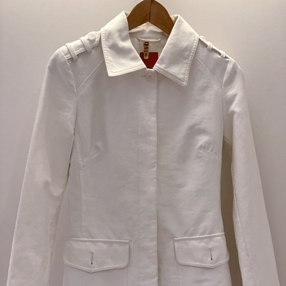 Vintage Esprit Trench Coat, cream colour, XS, super slim look! - Picture 2 of 7